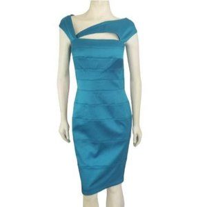 Tadashi Shoji Bodycon Stretch Evening Dress Cutout